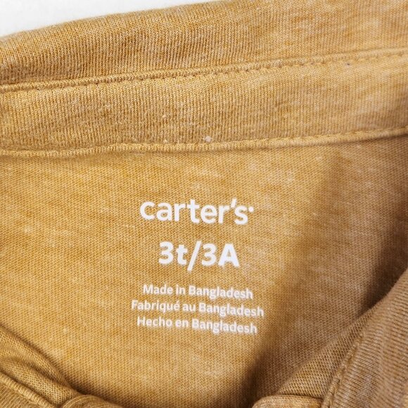 NWT Carter's Soft Stretchy Short Sleeve Polo Shirt 3T - Picture 4 of 7